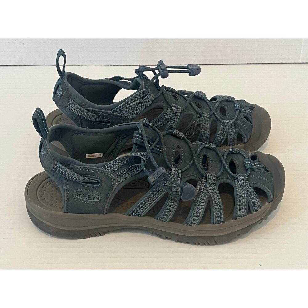 Keen Women's Drawstring Waterproof Outdoor Hiking Sandals Blue Gray Sz 8.5 - Picture 6 of 7